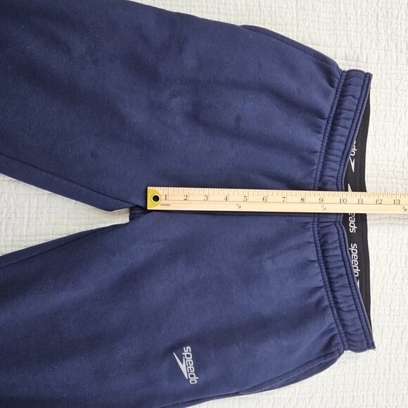 Speedo Joggers Men's Small Navy Blue Drawstring Pockets Elastic Waist 7720131 - Picture 10 of 13